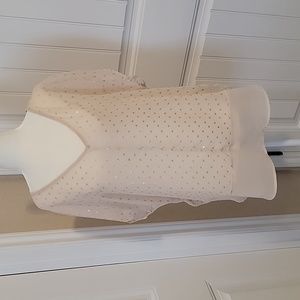 Sheer high low hem blouse